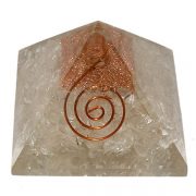 orgone clear quartz pyramid